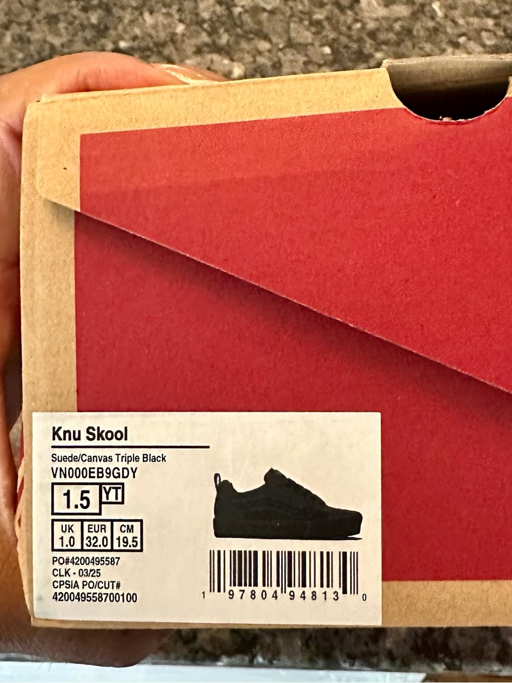 Vans Black Kids Low-Top Sneakers